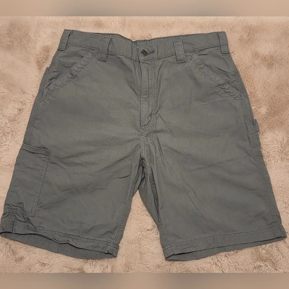 Carhartt Men's Gray Work Shorts - Picture 3 of 5